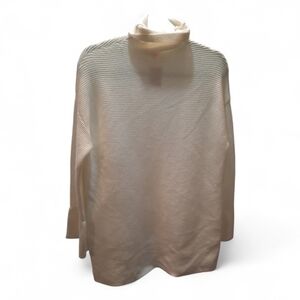 NWT Mazik Cream Cowl Neck Sweater MED